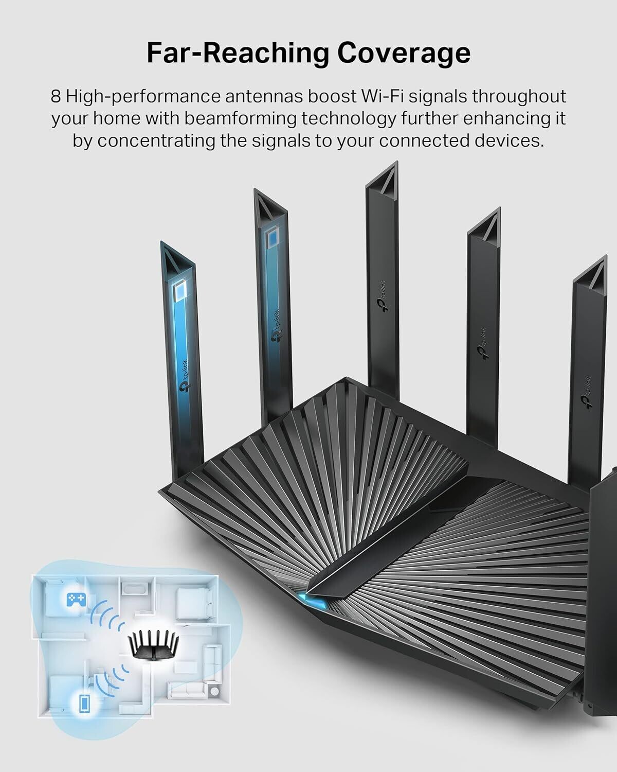 Archer AX80 | AX6000 8-Stream Wi-Fi 6 Router with 2.5G Port | TP-Link India