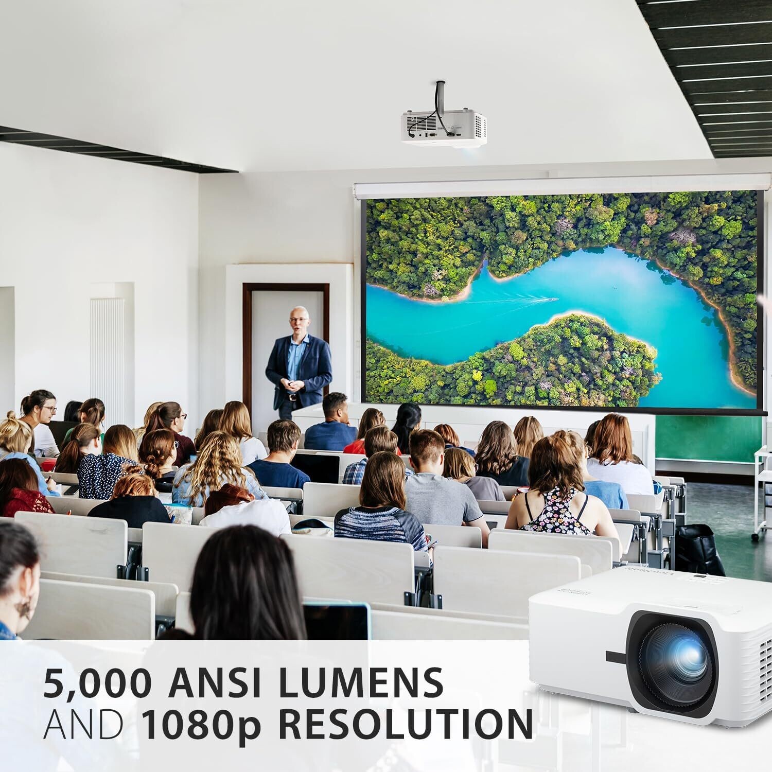 ViewSonic LS740HD 5000 Lumens 1080p Laser Projector