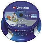 Verbatim BD-R DL Blu-Ray Disk Recordable (pack of 25-disk)