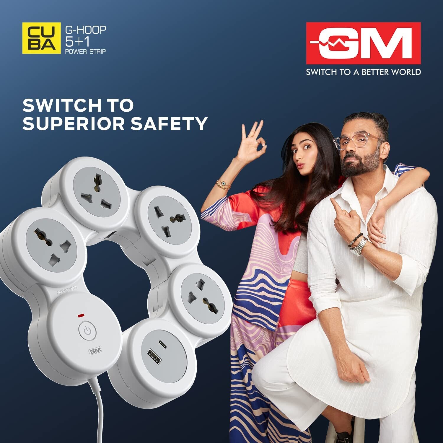 GM 5+1 G-Hoop Spike Guard with A & C Type USB-Master Switch GM 5+1 G-Hoop Spike Guard with A & C Type USB-Master Switch