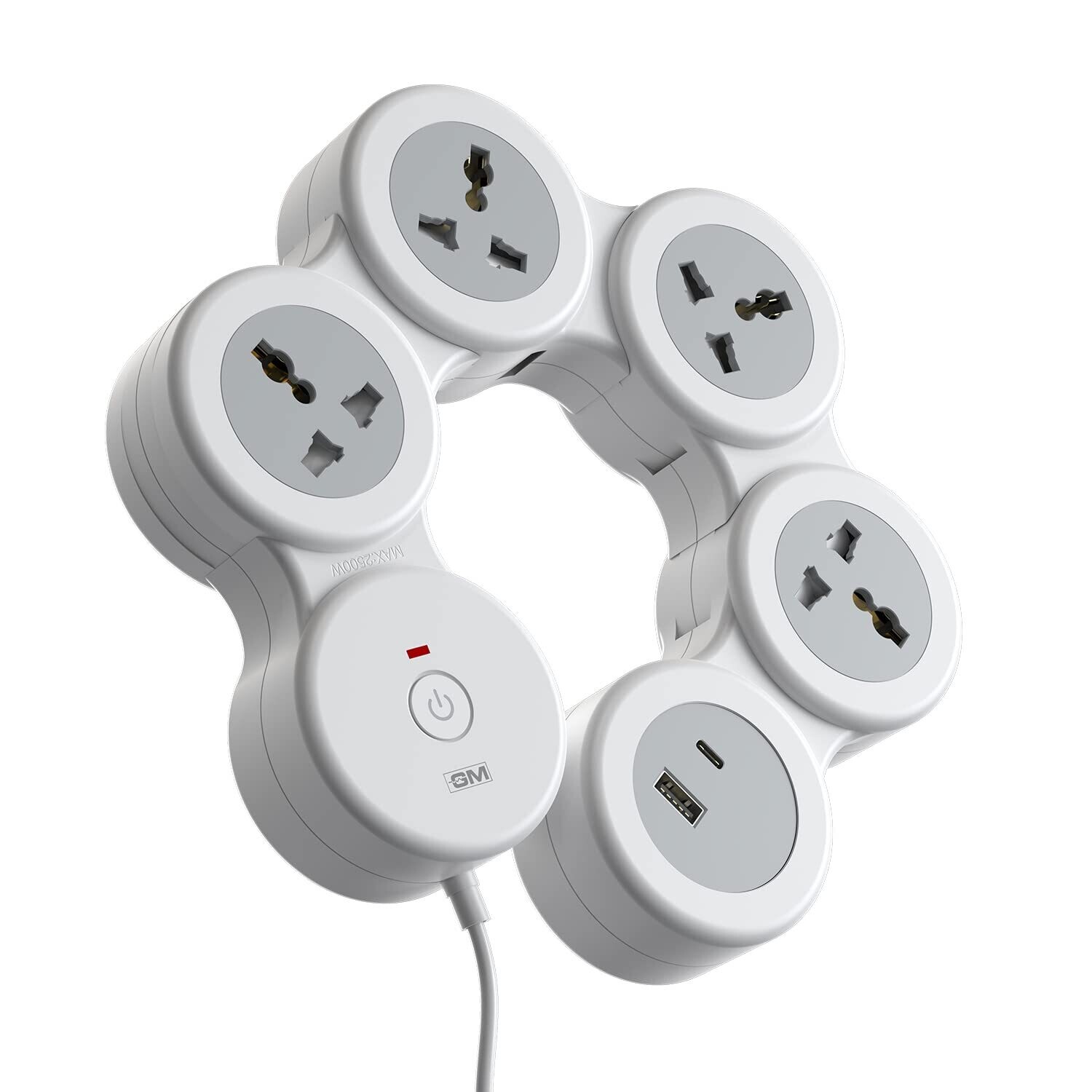 GM 5+1 G-Hoop Spike Guard with A & C Type USB-Master Switch GM 5+1 G-Hoop Spike Guard with A & C Type USB-Master Switch