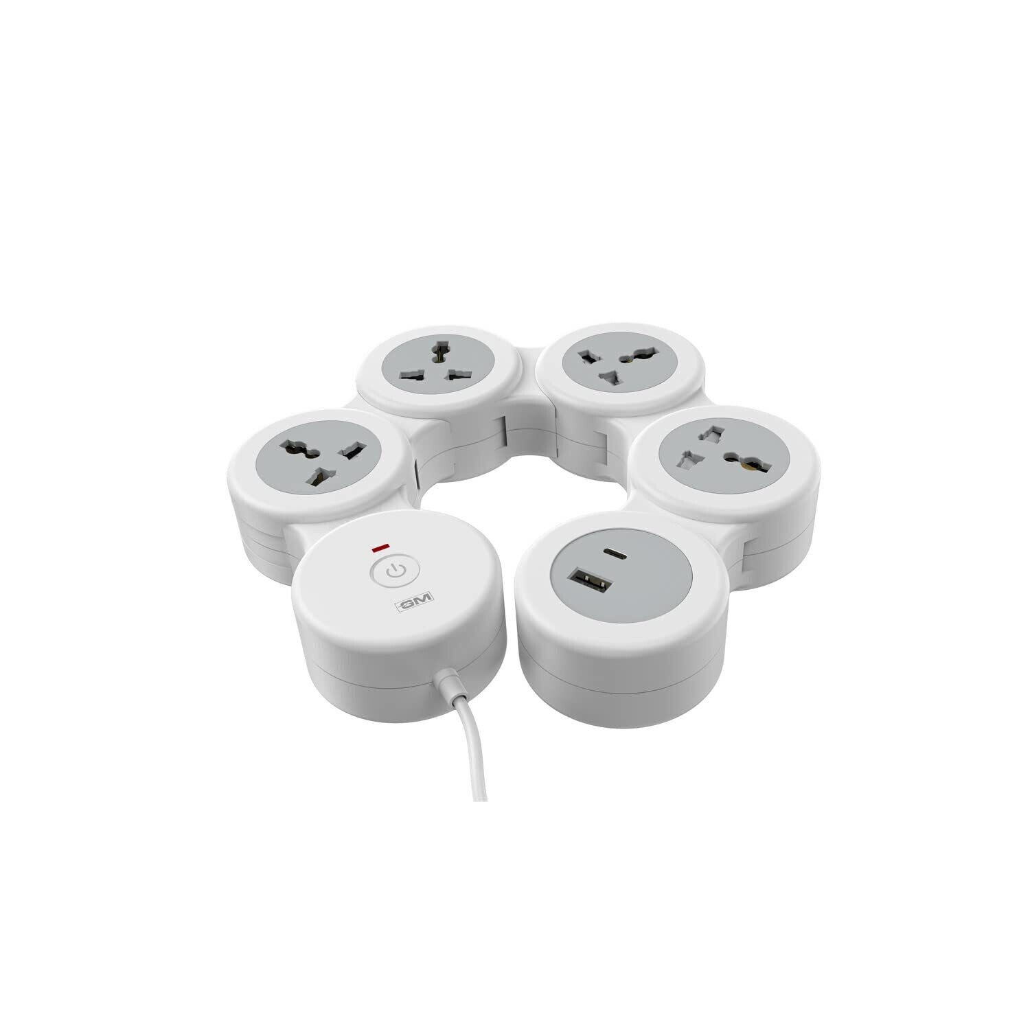 GM 5+1 G-Hoop Spike Guard with A & C Type USB-Master Switch GM 5+1 G-Hoop Spike Guard with A & C Type USB-Master Switch