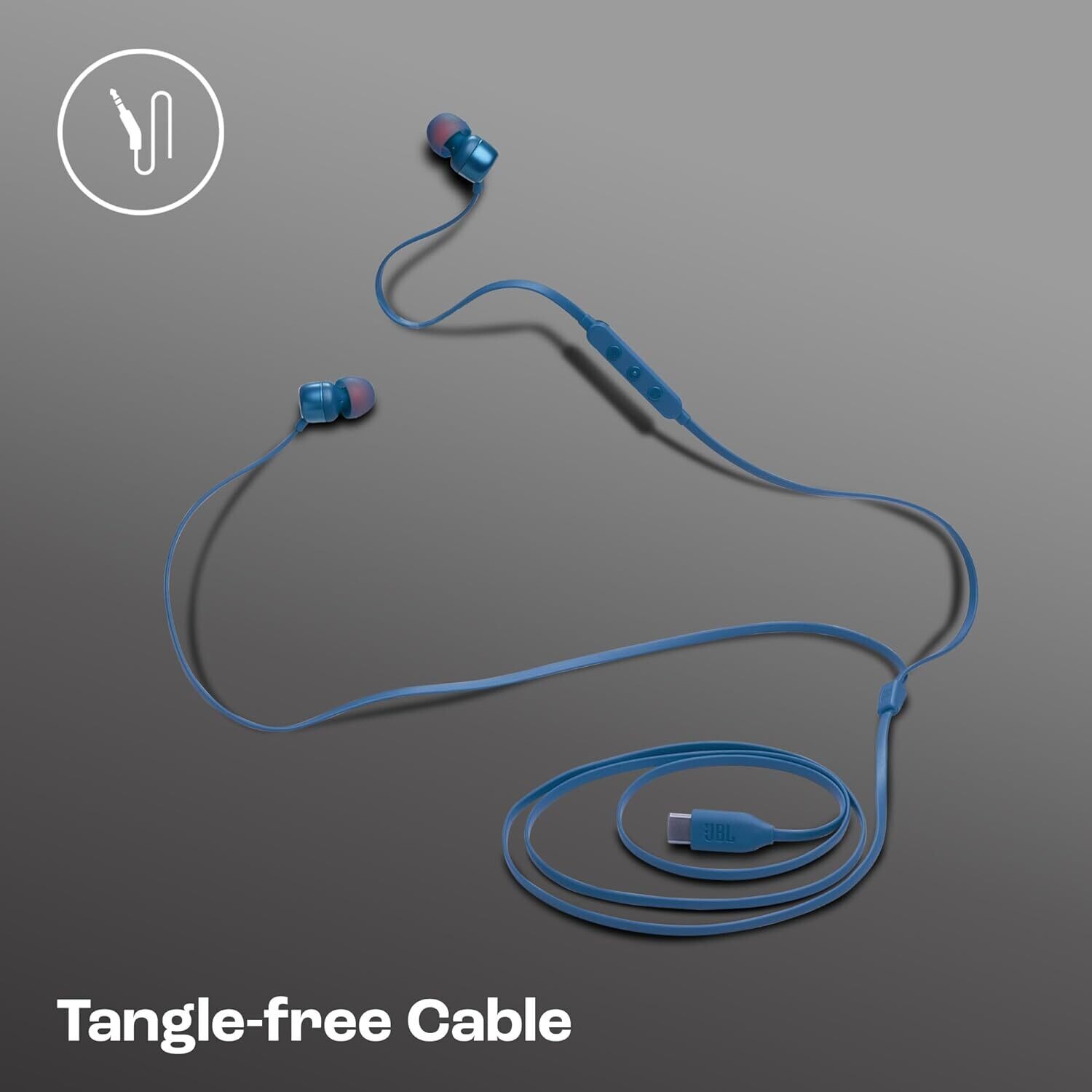 JBL Tune 310C Type-C Wired Earphones (Blue) JBL Tune 310C Type-C Wired Earphones (Blue)