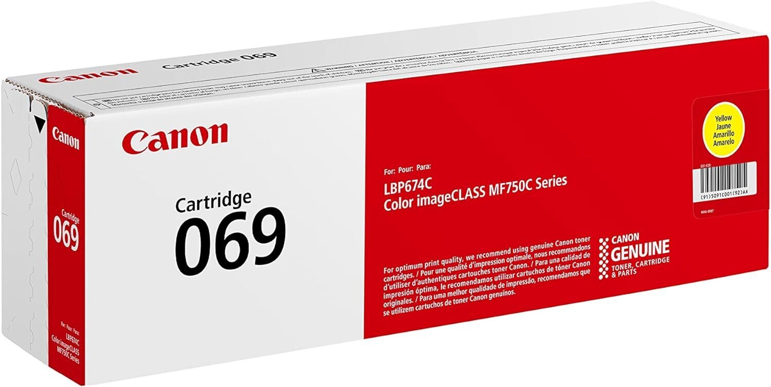 Canon 069 Yellow Toner cartridge