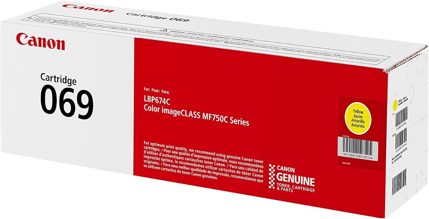 Canon 069 Yellow Toner cartridge
