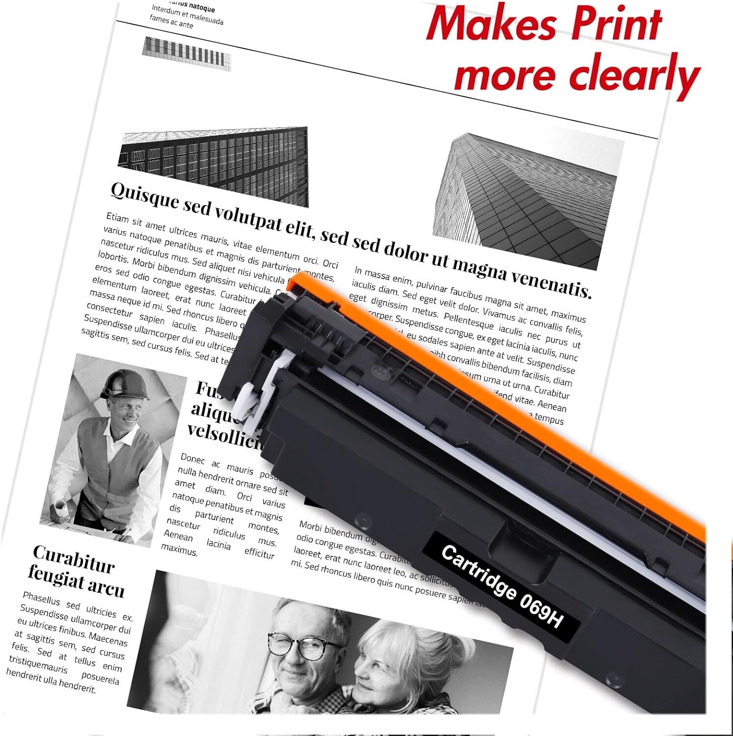 Compatible 069 Set of 4 Color Toner (Canon-LBP670C/7MF50C)