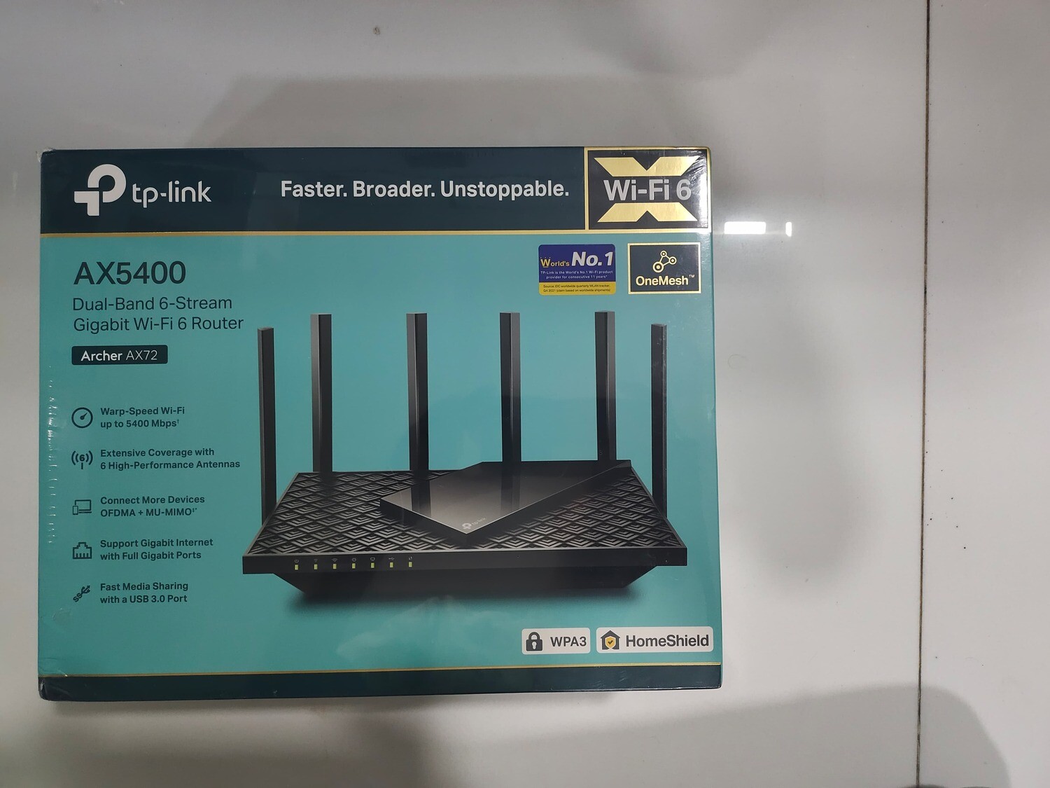 TP Link Archer AX72 AX5400 Dual-Band Gigabit Wi-Fi 6 Router