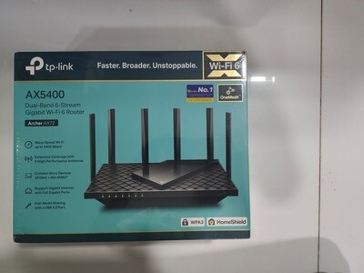 TP Link Archer AX72 AX5400 Dual-Band Gigabit Wi-Fi 6 Router