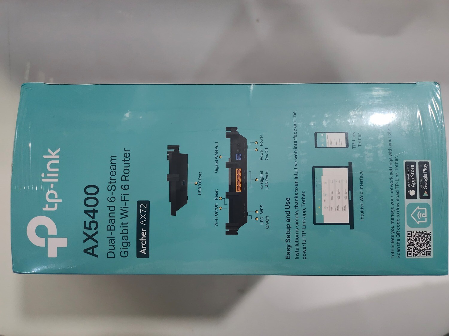 TP Link Archer AX72 AX5400 Dual-Band Gigabit Wi-Fi 6 Router