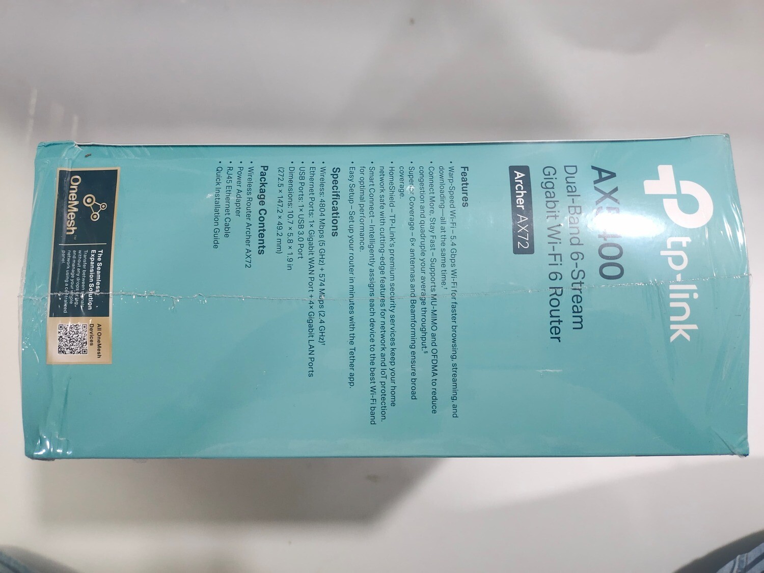 TP Link Archer AX72 AX5400 Dual-Band Gigabit Wi-Fi 6 Router