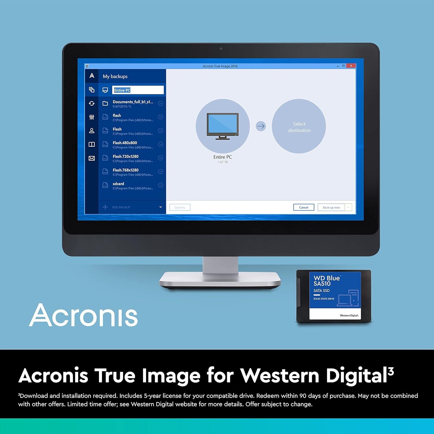 WD Blue 250GB SA510 2.5-inch Sata Internal SSD