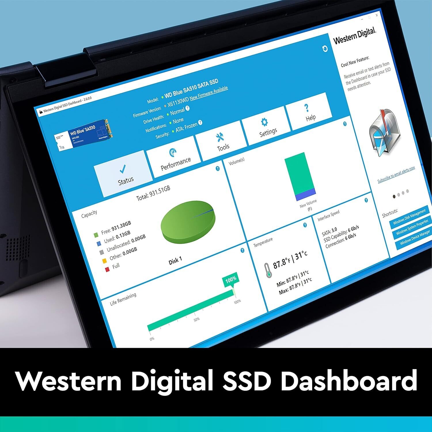 WD Blue 250GB SA510 2.5-inch Sata Internal SSD