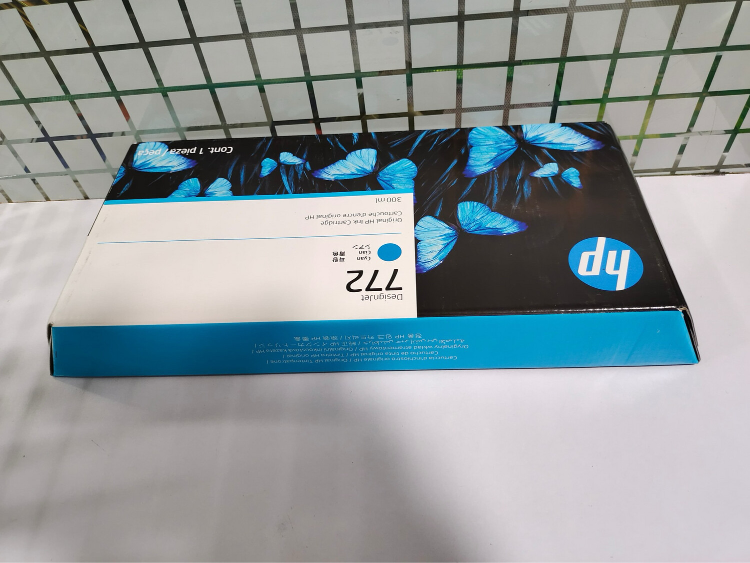 HP 772 Cyan DesignJet Ink Cartridge, 300ml (CN636A) HP 772 Cyan DesignJet Ink Cartridge, 300ml (CN636A)