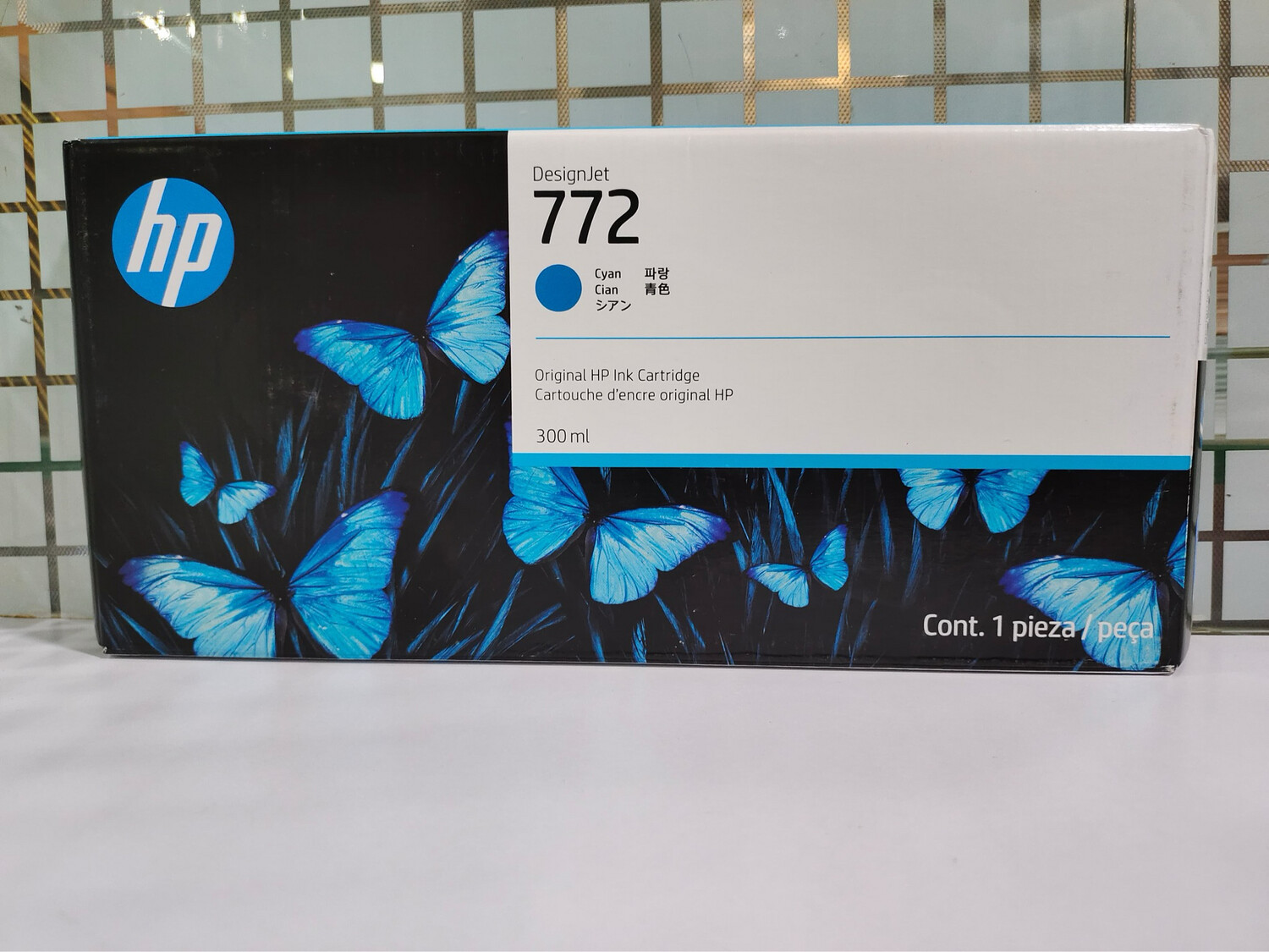 HP 772 Cyan DesignJet Ink Cartridge, 300ml (CN636A) HP 772 Cyan DesignJet Ink Cartridge, 300ml (CN636A)