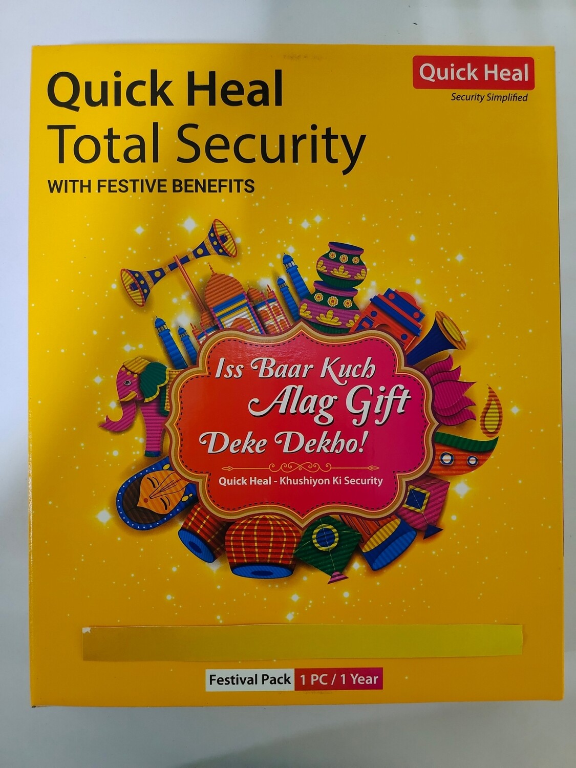 New, 1 User, 1 Year, Quick Heal Total Security, Festival Pack