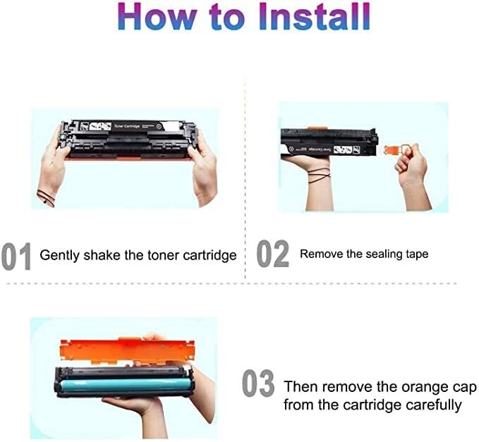 Compatible 410A Set of 4 Color Toner Cartridge (HP-M377/477/452)