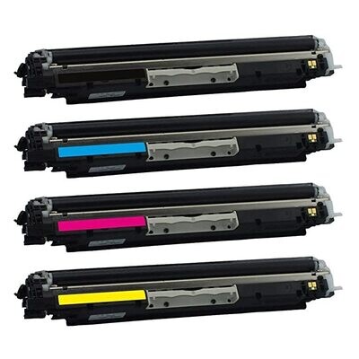Compatible 126A Set of 4 Color Toner (HP-1025/100/175/275)