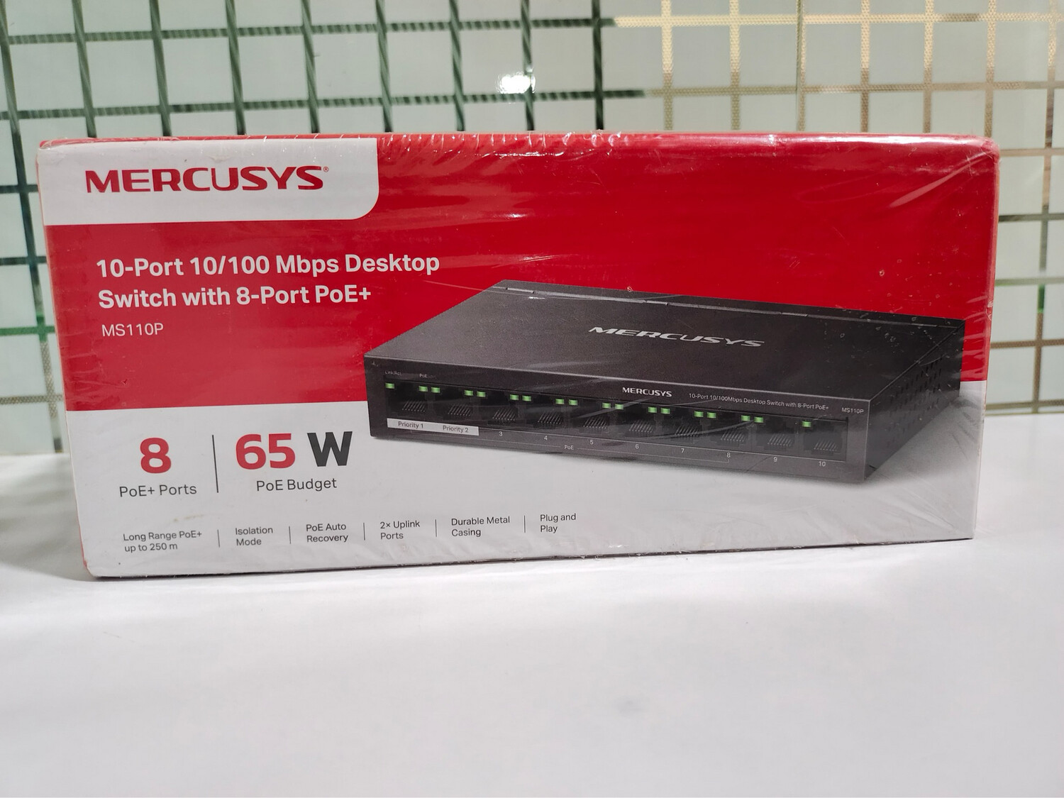Mercusys MS110P 10-Ports Desktop Network Switch