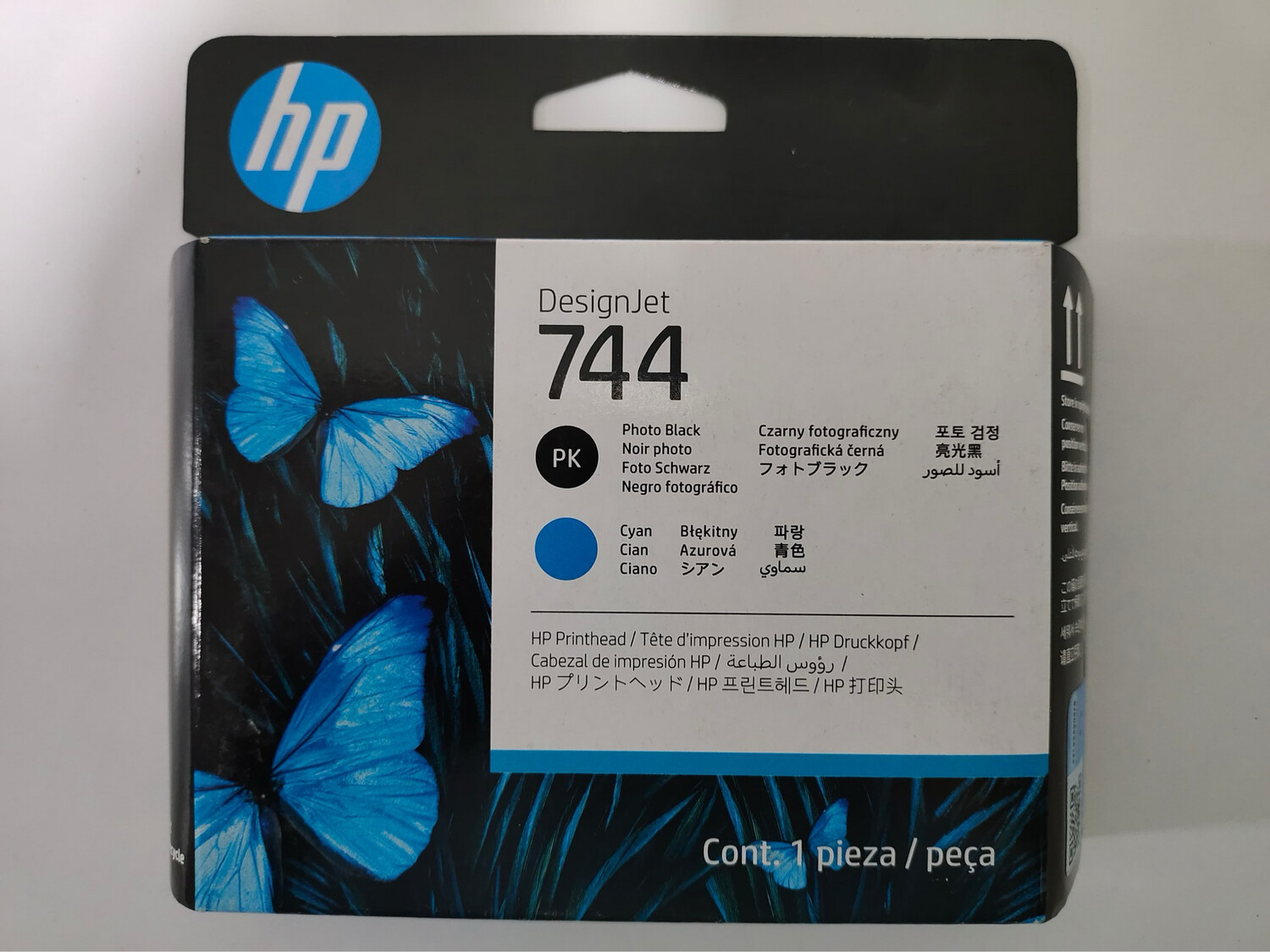 HP F9J86A 744 Photo Black/Cyan Printhead HP F9J86A 744 Photo Black/Cyan Printhead