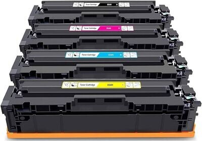 Compatible 054 Set of 4 Color Toner (Canon-644/642/641/622)