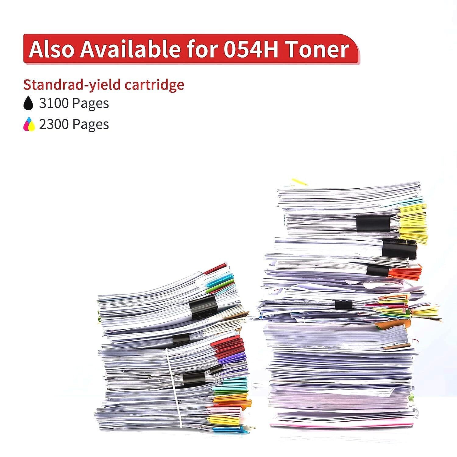 Compatible 054 Set of 4 Color Toner (Canon-644/642/641/622)