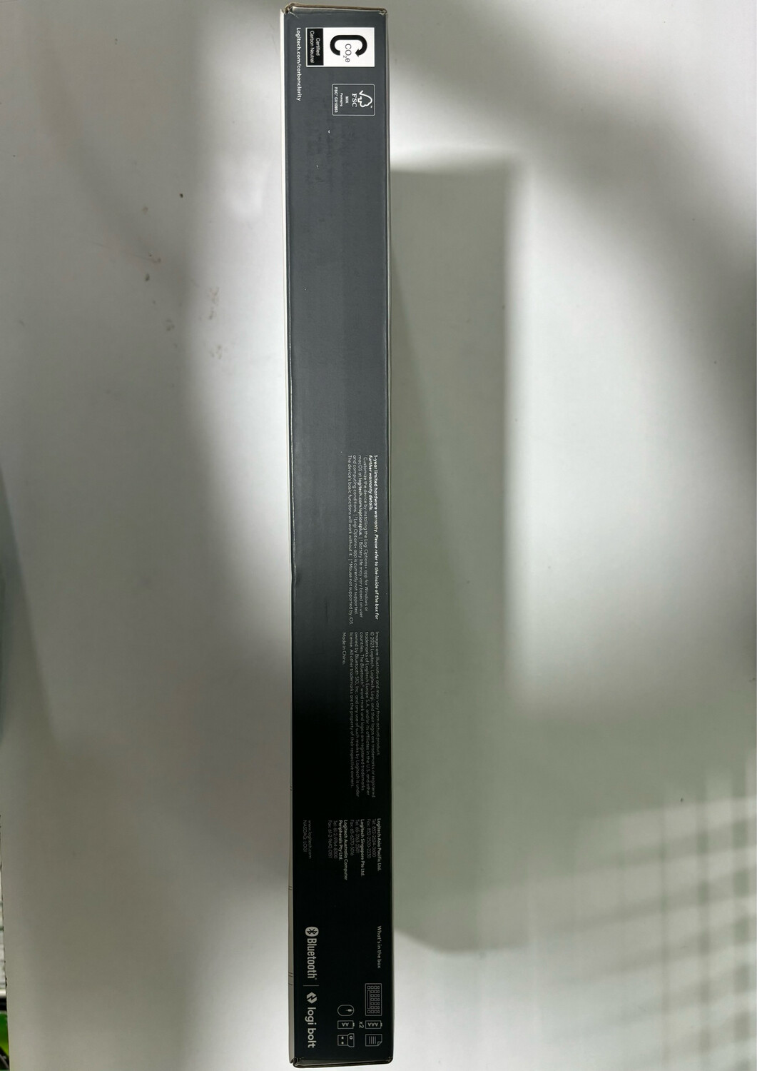 Logitech Pebble 2 Combo Wireless Keyboard Mouse Tonal Graphite