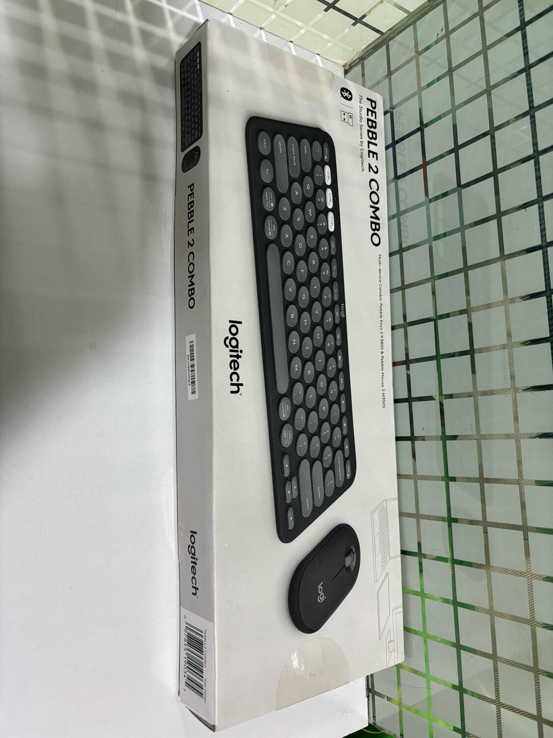 Logitech Pebble 2 Combo Wireless Keyboard Mouse Tonal Graphite