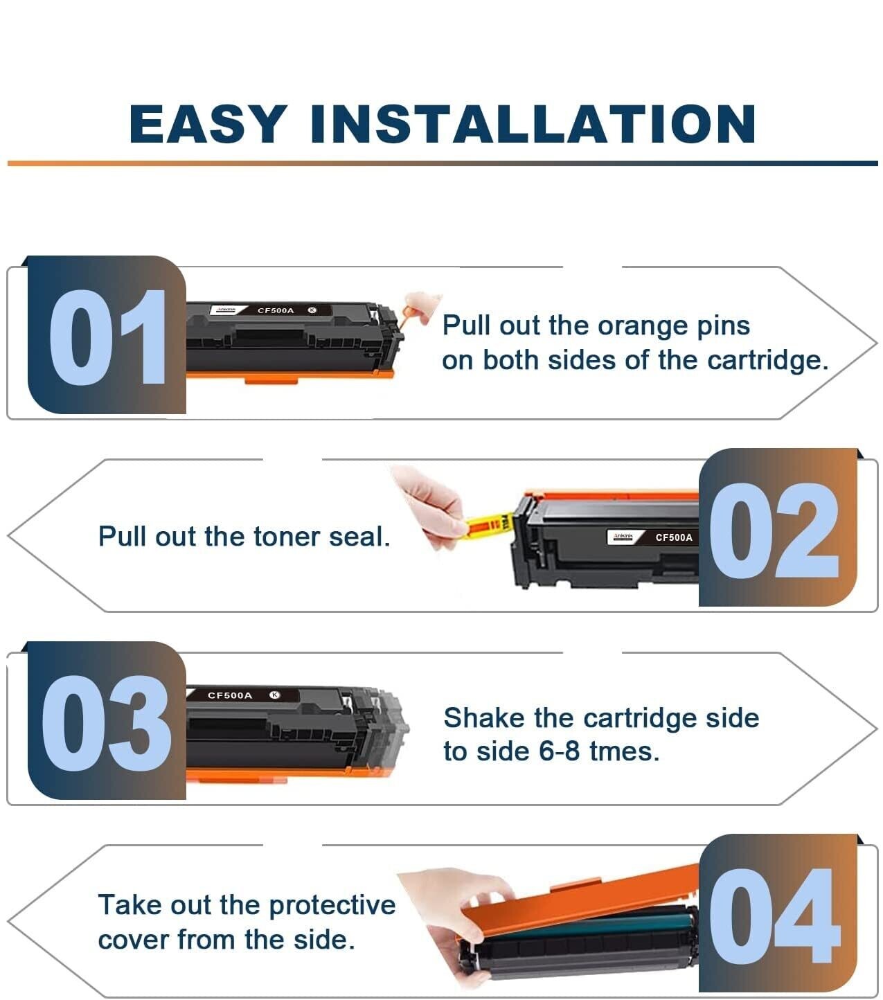 Compatible 131A Set of 4 Color Toner (HP-M251/M276) Compatible 131A Set of 4 Color Toner (HP-M251/M276)