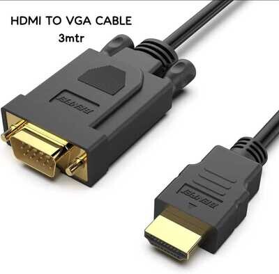 3mtr HDMI to VGA Cable