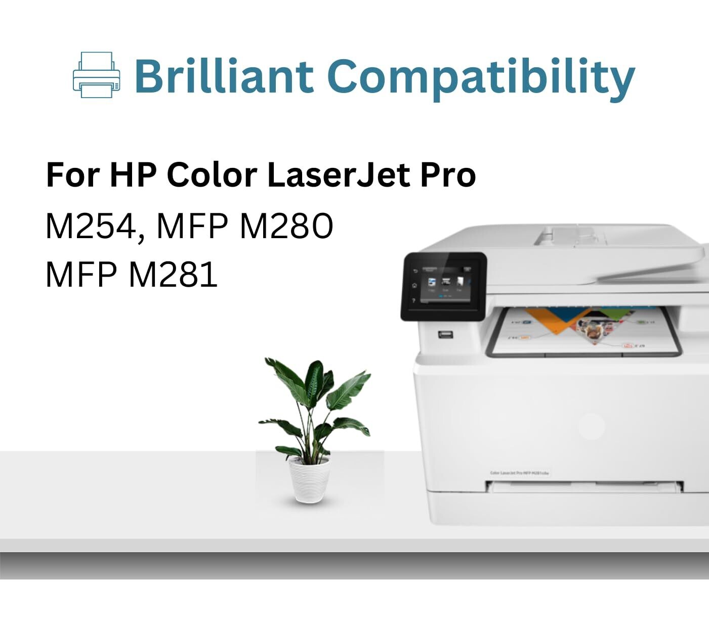 Compatible 202A Set of 4 Color Toner (HP-M254/280/281) Compatible 202A Set of 4 Color Toner (HP-M254/280/281)