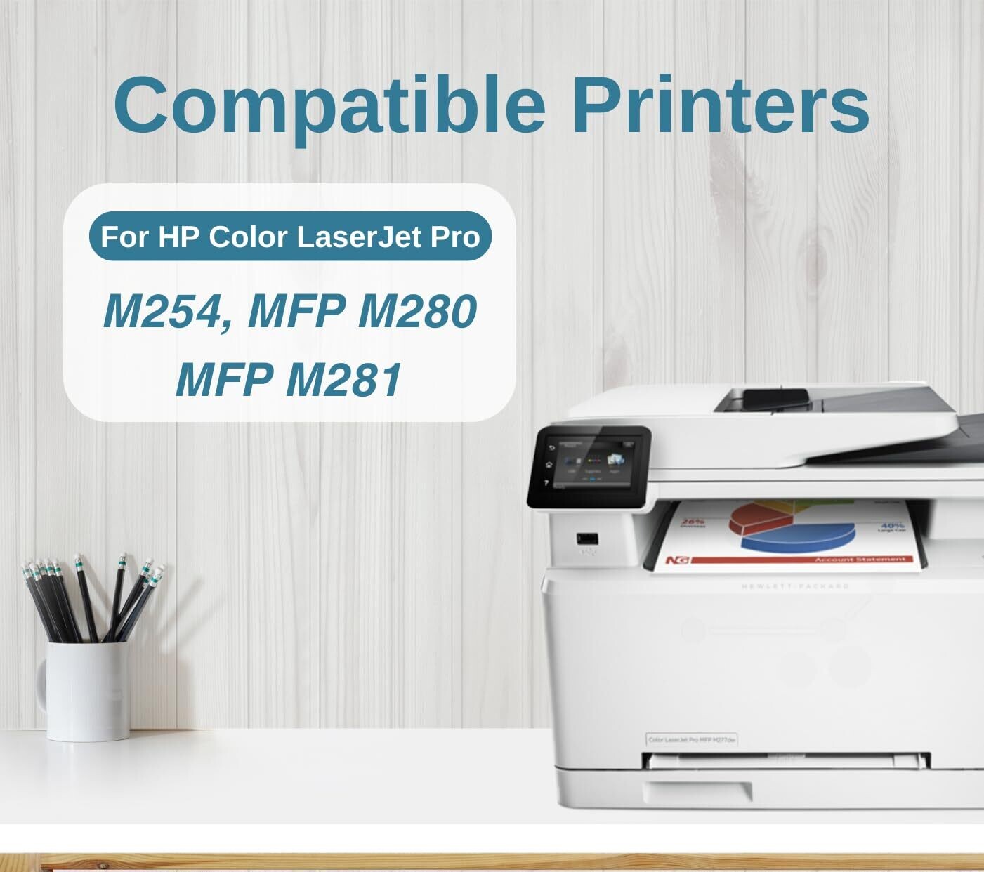 Compatible 203A Set of 4 Color Toner (HP-M254/280/281)