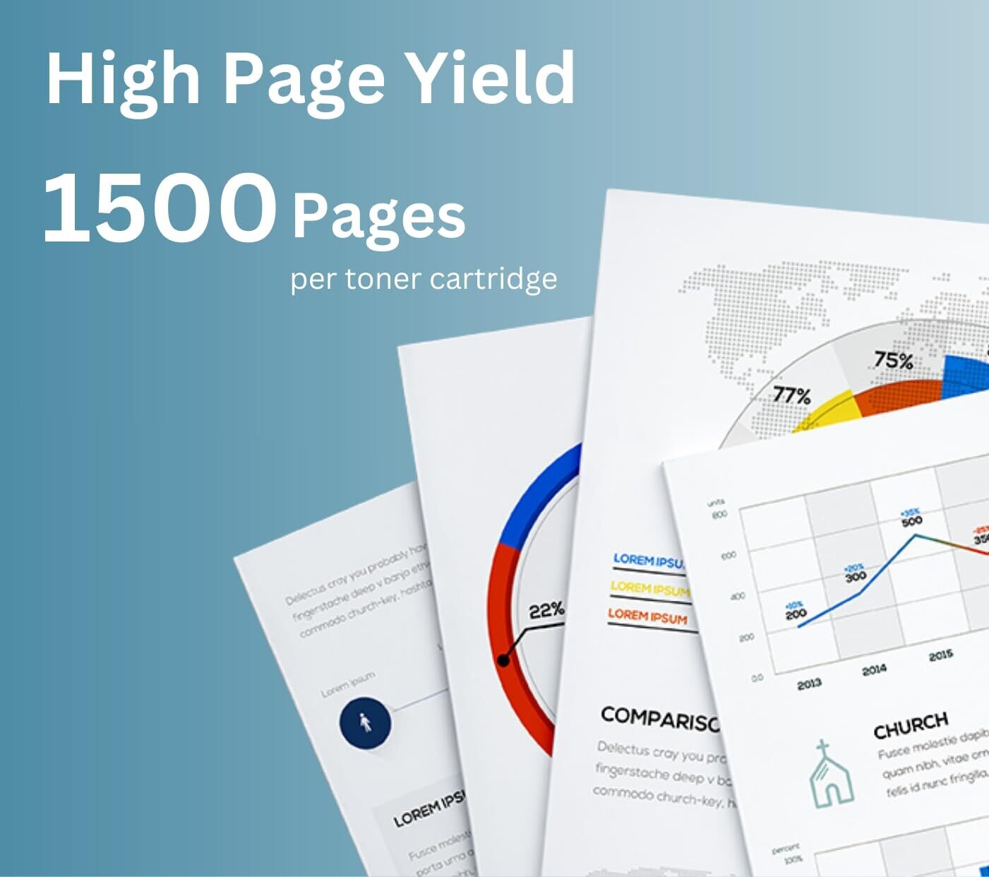 Compatible 203A Set of 4 Color Toner (HP-M254/280/281)