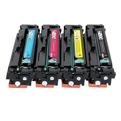 Compatible 206A Set of 4 Color Toner (HP-M255/283/283)