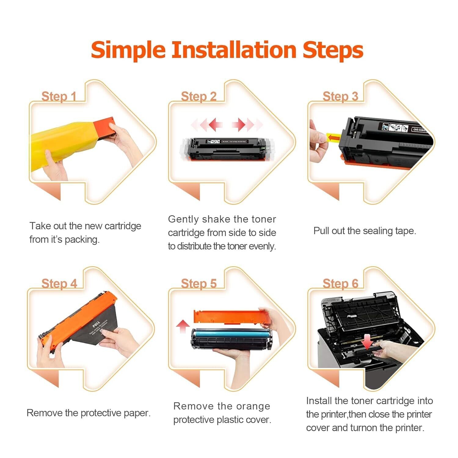 Compatible 304A Set of 4 Color Toner (HP-CP2025/CM2320)