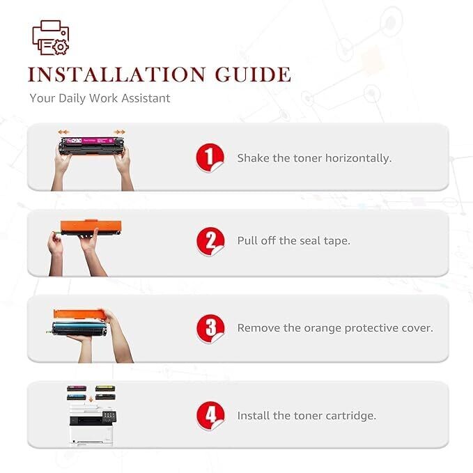 Compatible 304A Set of 4 Color Toner (HP-CP2025/CM2320)