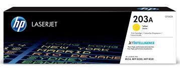 HP 203X CF542X Toner Jaune Grande Capacité Authentique Pour HP Color LaserJet Pro M254 / M280 / M281, XL