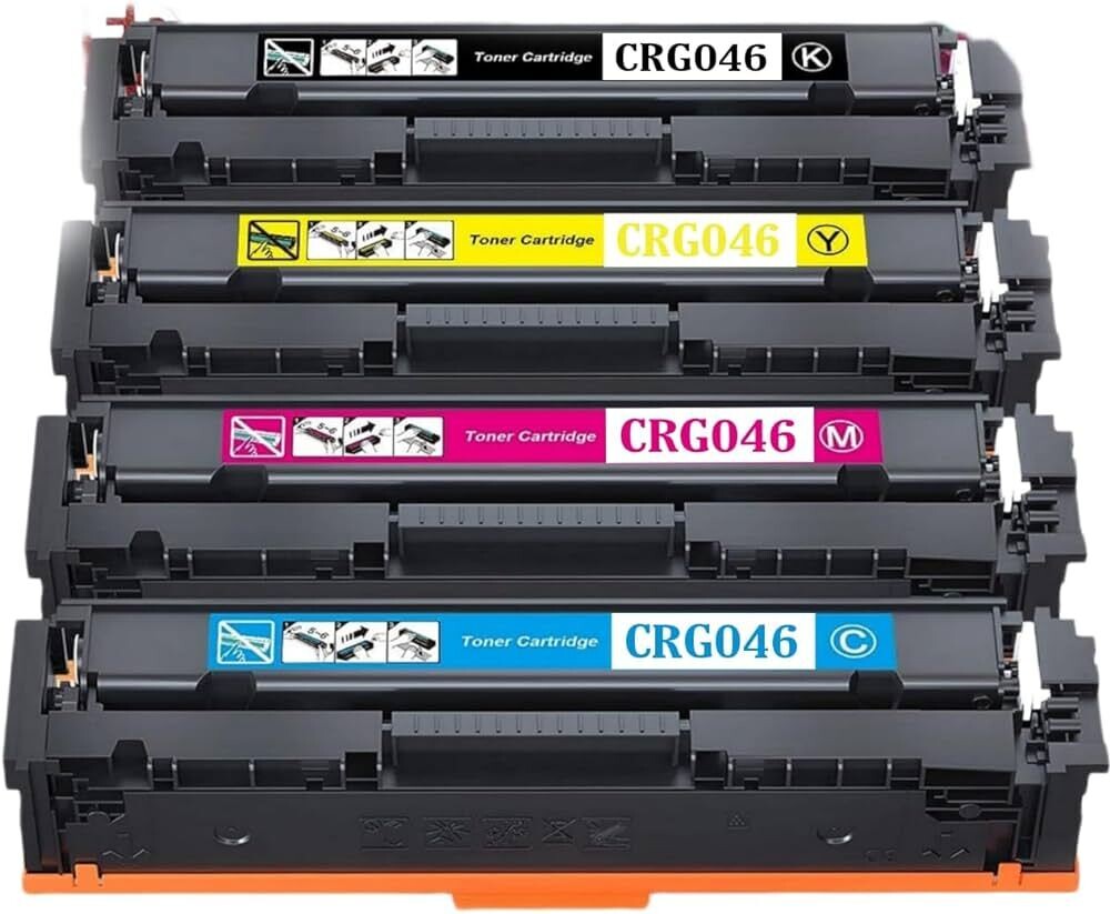 Compatible 046 Set of 4 Color Toner  (Canon-MF733/731/735/LBP654)