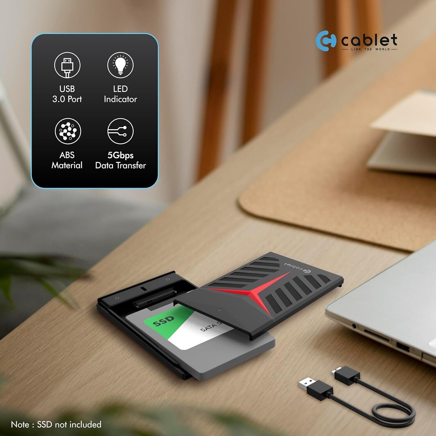 Cablet 2.5-inch Hard Drive Enclosure (HD2533-U3)