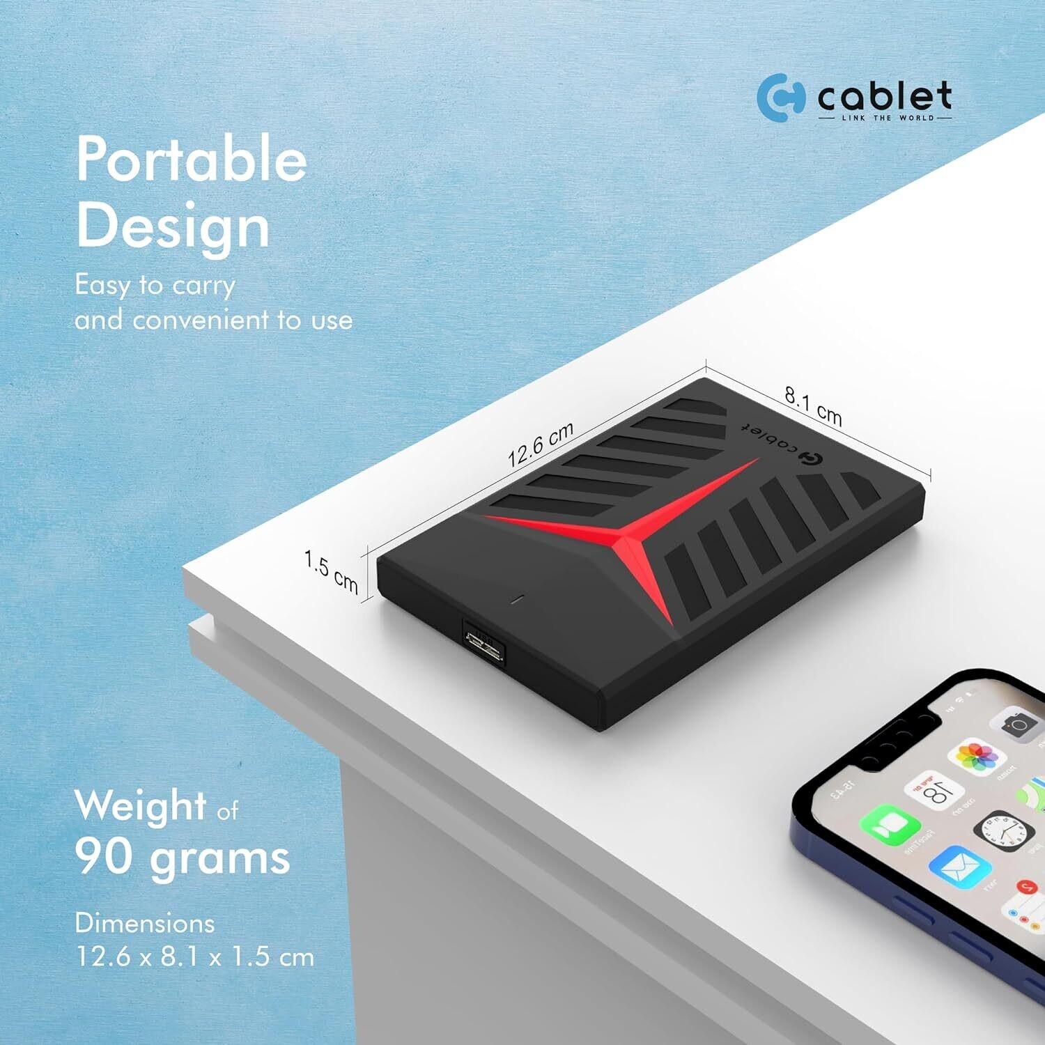 Cablet 2.5-inch Hard Drive Enclosure (HD2533-U3)