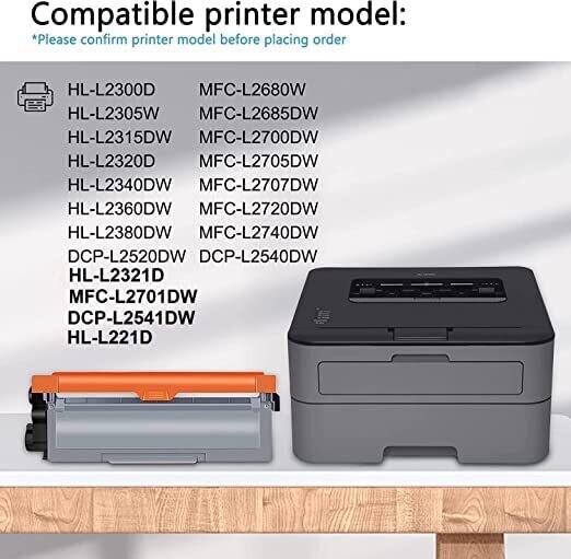 Bubble Pack Tn-2365 Toner Cartridge (Brother Printer)