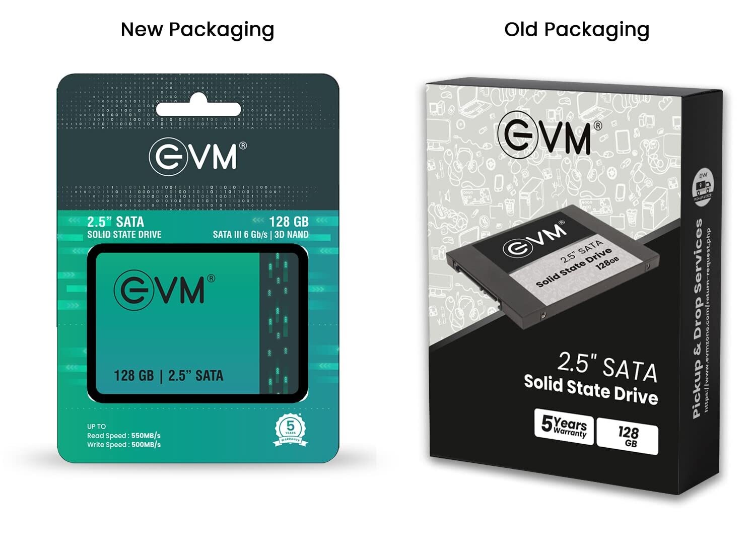 EVM 128GB SSD - 2.5 Inch SATA Solid-State Drive