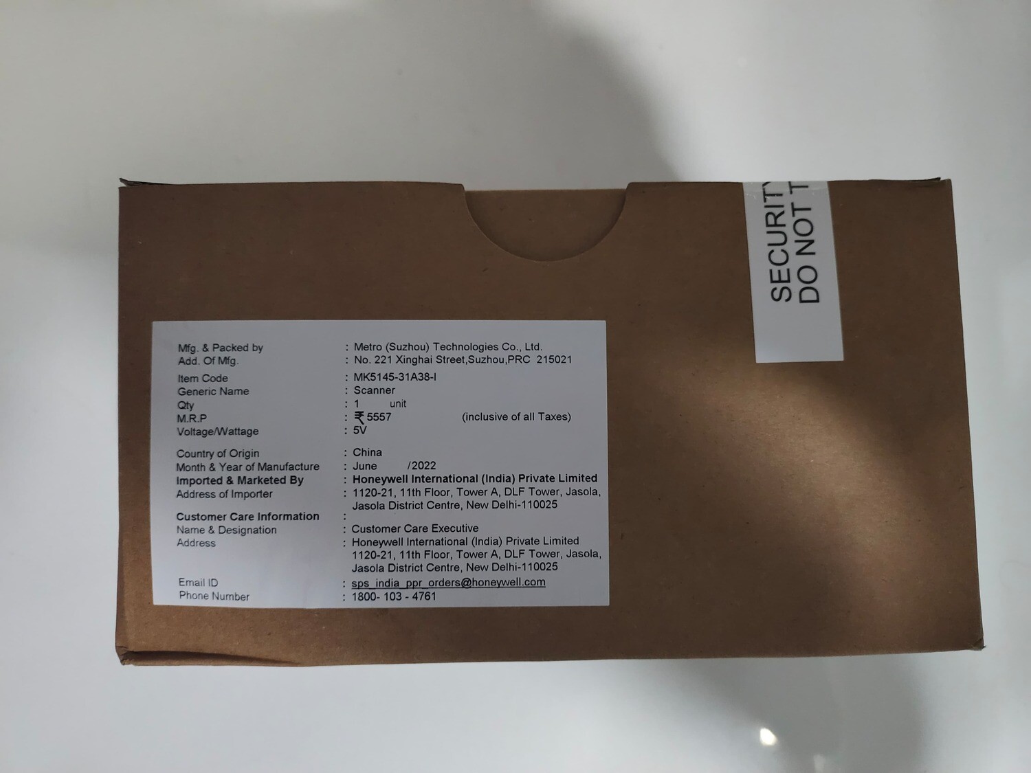 Honeywell MK5145-31A38 Barcode Scanner Honeywell MK5145-31A38 Barcode Scanner