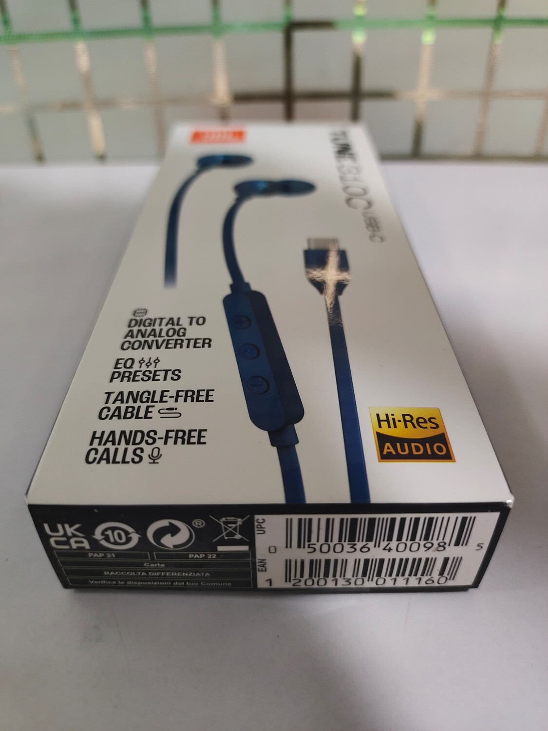 JBL Tune 310C Type-C Wired Earphones (Blue) JBL Tune 310C Type-C Wired Earphones (Blue)