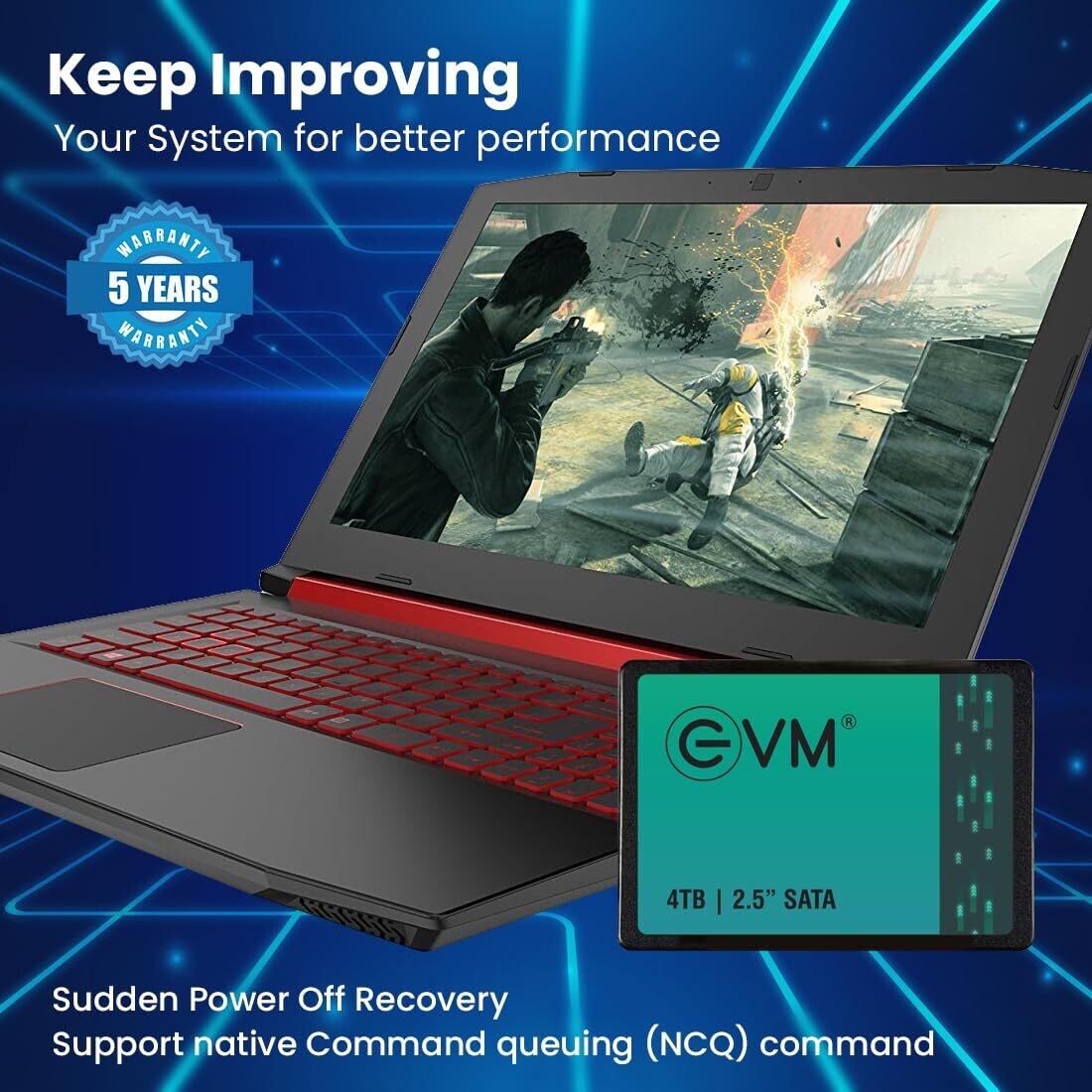 EVM 4TB SSD - 2.5 Inch SATA Solid-State Drive