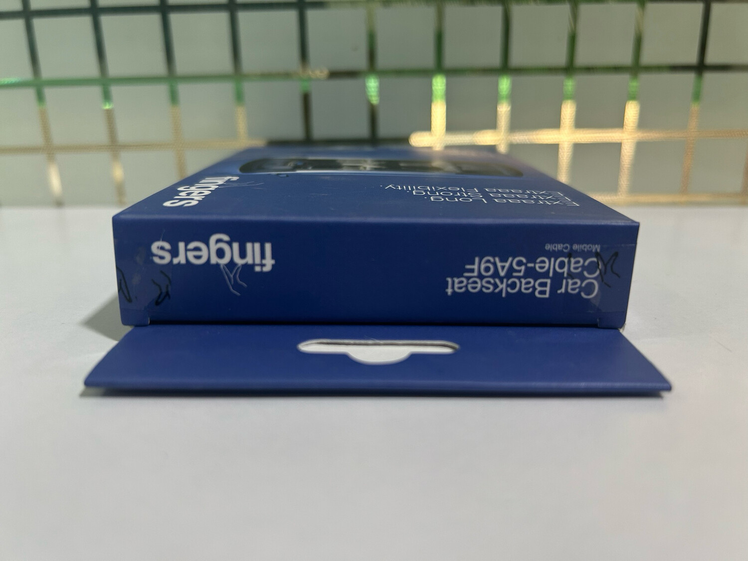 FINGERS Car Backseat Cable-5A9F Type-C Mobile Cable, Steel Grey FINGERS Car Backseat Cable-5A9F Type-C Mobile Cable, Steel Grey