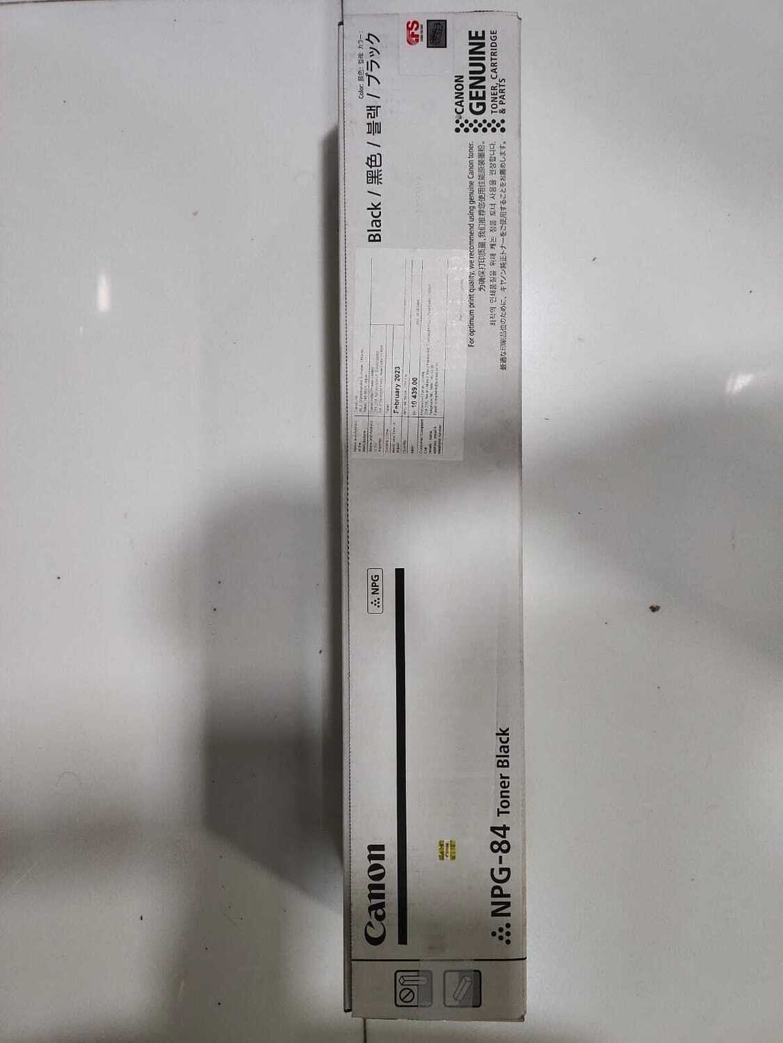 Canon NPG 84 Black Toner Cartridge