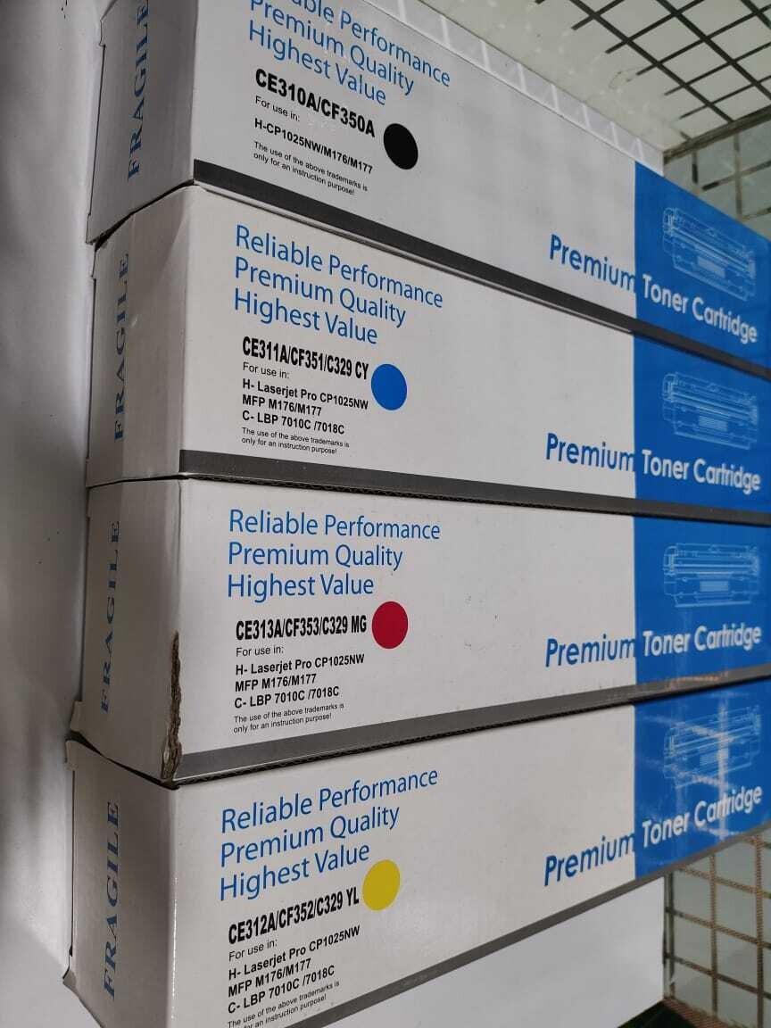 Compatible 329 Set of 4 Color Toner (Canon-LBP7010/7018/7510)