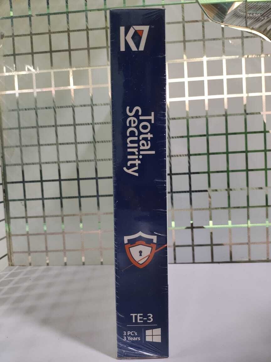 New, 3 User, 3 Year, K7 Total Security