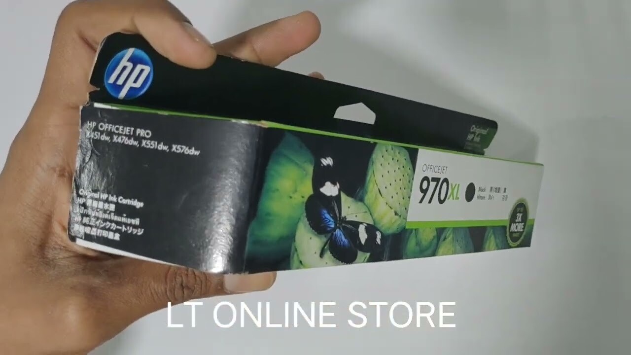 HP Officejet 970XL Black Ink Cartridge (CN625AA) HP Officejet 970XL Black Ink Cartridge (CN625AA)