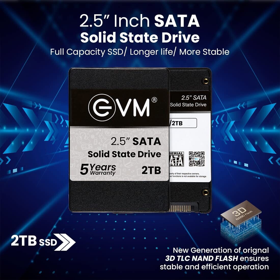 EVM 2TB SSD - 2.5 Inch SATA Solid-State Drive